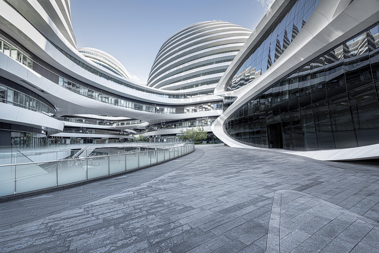Modern, building, business district — Discover Madrid's Royal Palaces and Castles