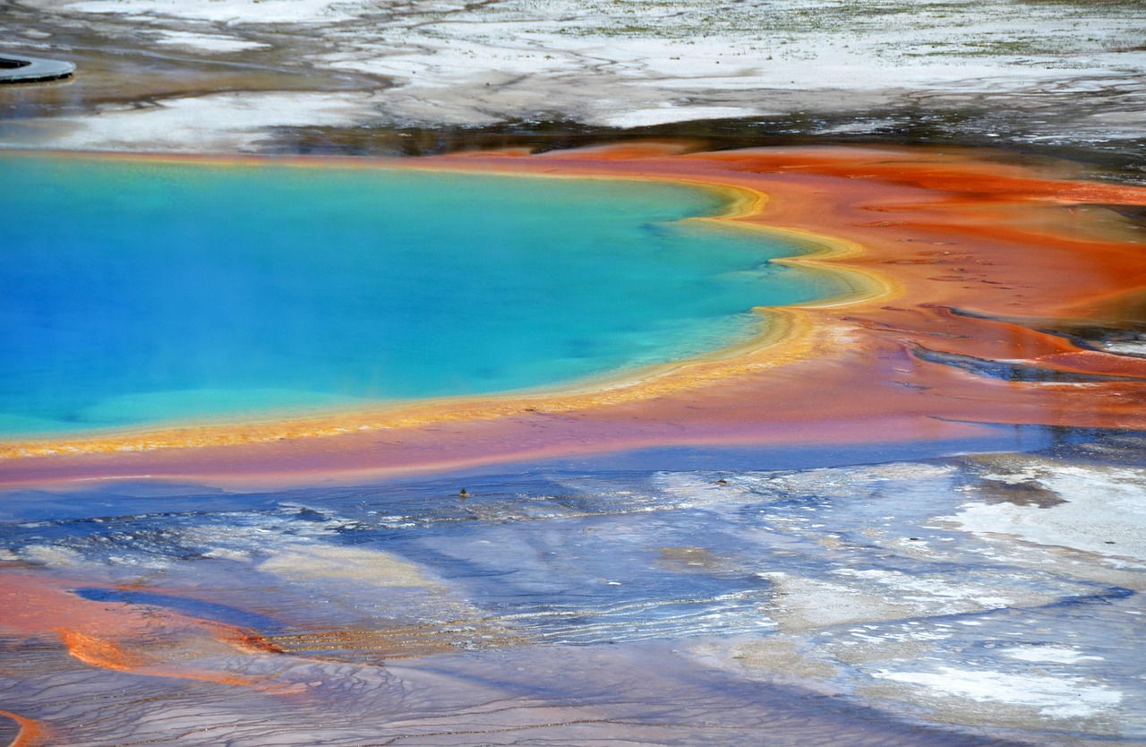 Grand prismatic spring, yellowstone, thermal feature — Xanax Drug